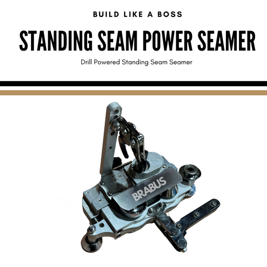 Brabus Power Seamer™ | Drill Powered Mechanical Lock Seamer - Brabus Tools Inc