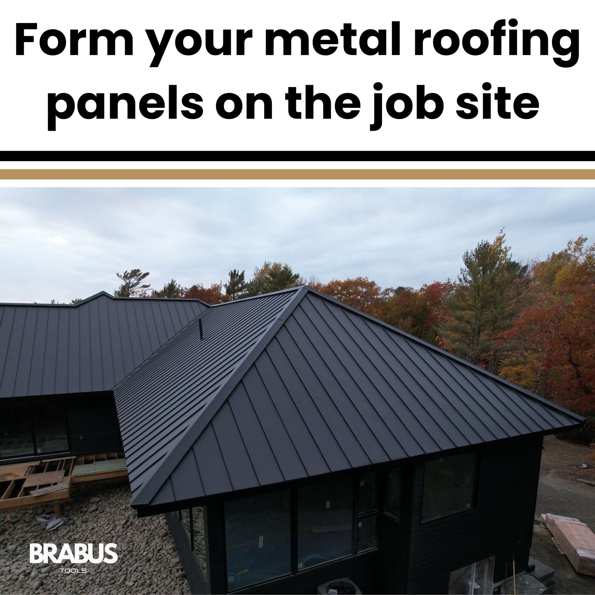 Brabus Express Roofline Pro® Portable Standing Seam Machine - Brabus Tools Inc