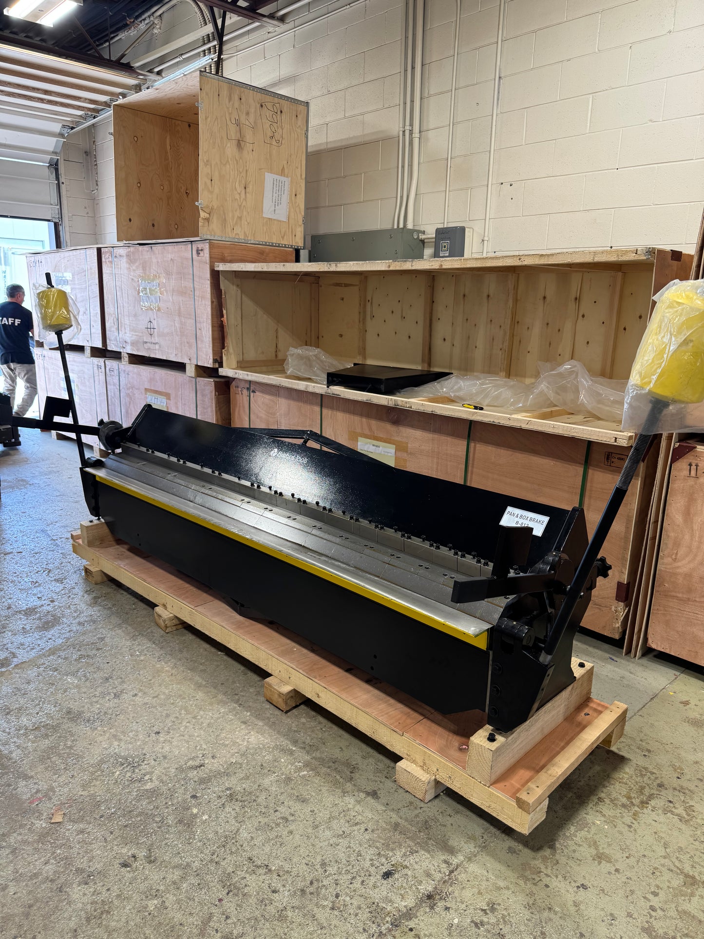 8ft Industrial Pan&Box Brake B-812 - Brabus Tools Inc