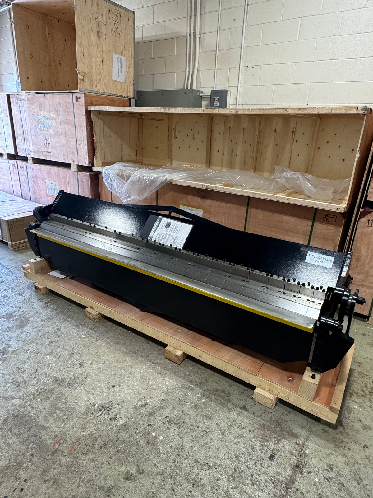 8ft Industrial Pan&Box Brake B-812 - Brabus Tools Inc